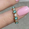 Round Cubic Zirconia Statement Ring