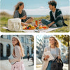 Quilted Insulated Lunch Bag with Handles
