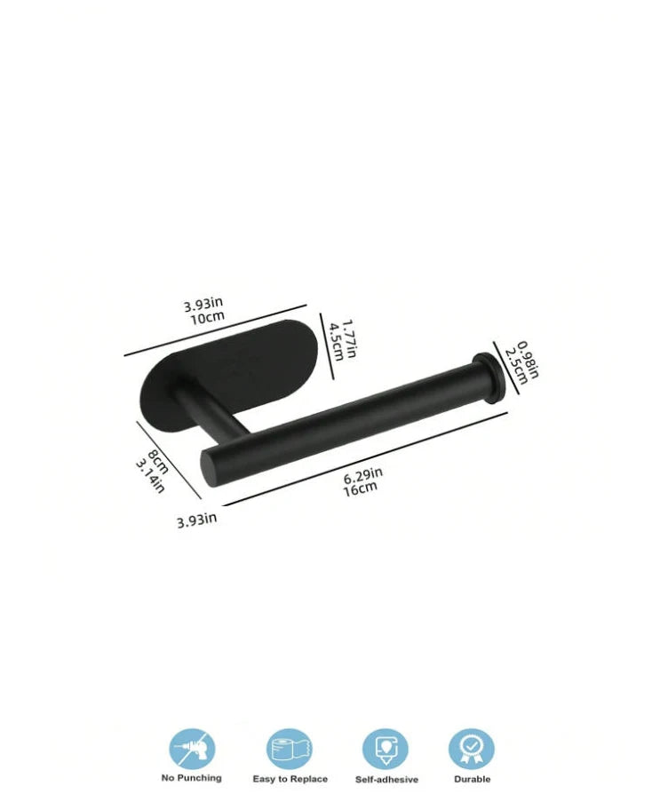 Self-Adhesive Stainless Steel Toilet Paper Holder