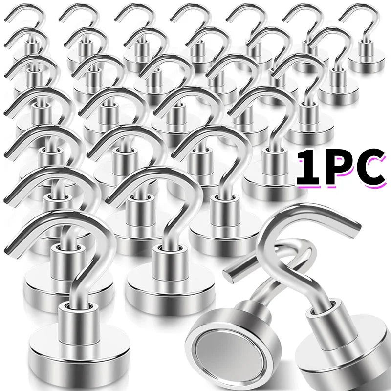 Heavy Duty Neodymium Magnet Hooks for Secure Hanging