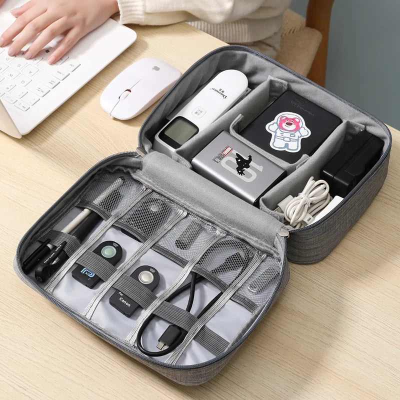 Portable Waterproof Cable Storage Pouch