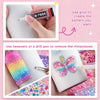 40-Color Flatback Resin Rhinestone Kit for Crafts