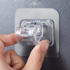 8-Pack Invisible No-Drill Curtain Rod Brackets
