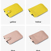 Slim Leather Card Holder with Quick-Access Pull Tab