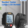 Digital Socket Tester with Large Backlit Display
