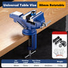 360° Swivel Clamp-On Table Vise for Workbench