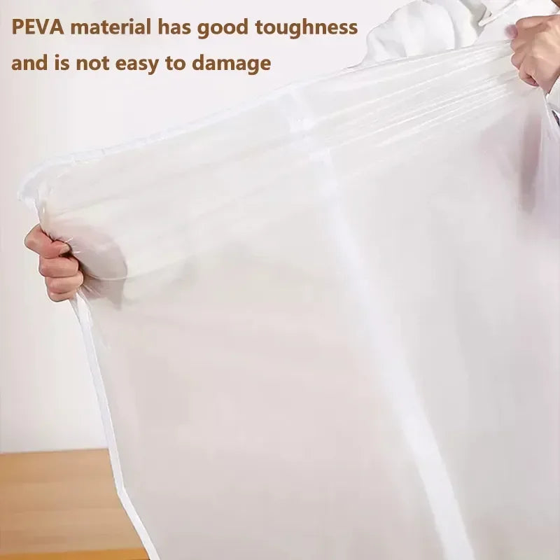 Washable Garment Storage Bags with Clear Window – Dustproof Hanging Covers for Dresses, Suits & Coats