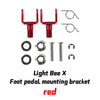 Durable Aluminum Footpegs with Pedal Bracket for Electric Dirt Bikes