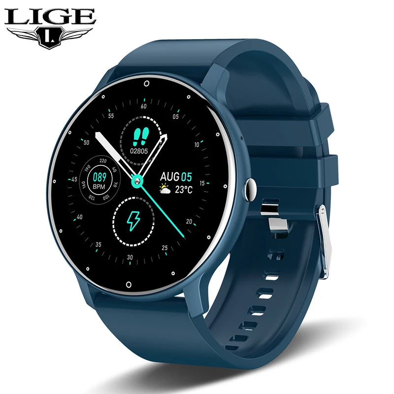 Reloj Inteligente Deportivo LIGE con Monitor de Ritmo Cardíaco y Seguimiento de Actividad