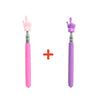 Telescopic Stainless Steel Teaching Pointer with Finger Design