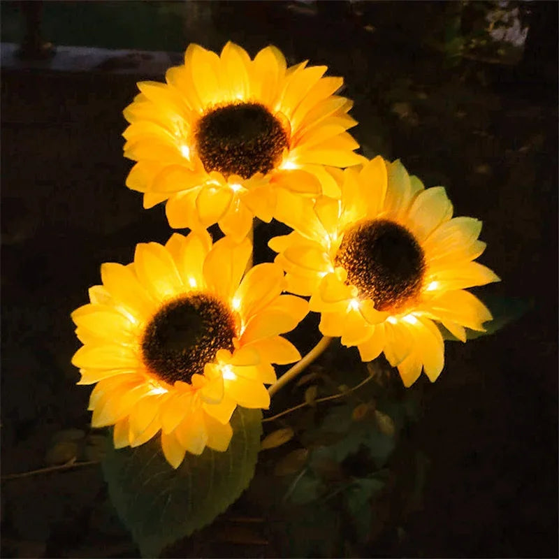 Lumière de Jardin en Soleil Levant LED à Énergie Solaire