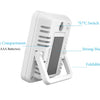 Digital Temperature and Humidity Monitor with Stand, Magnet, and Wall Mount