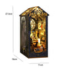 DIY Wooden Book Nook Kit with LED Lighting