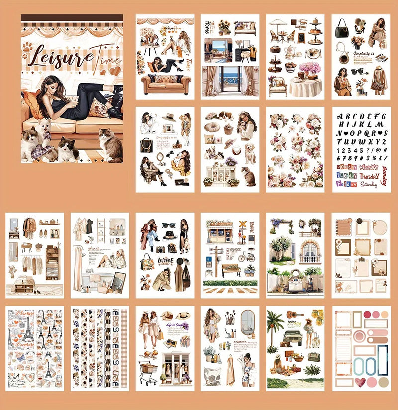 Alice's Journey Aesthetic Sticker Book