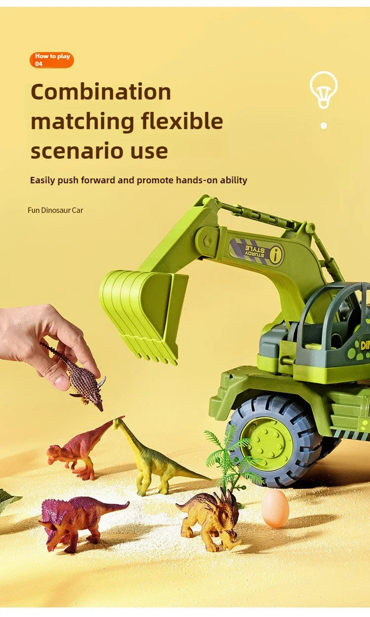 Dinosaur Transport Truck with T-Rex Figure