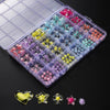 Heart-Shaped Acrylic Bead Kit for Jewelry Making