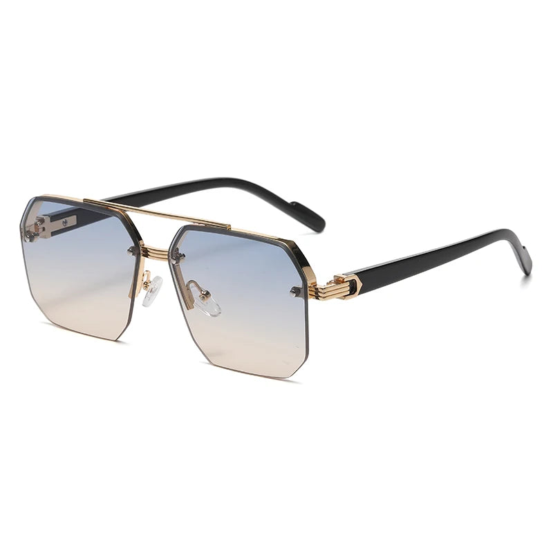 Gafas de Sol Metálicas Cuadradas con Montura Media
