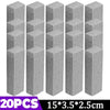 A set of 20 gray pumice stone cleaning blocks used for toilets, tiles, and sinks.