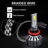 Super Bright LED Headlight Bulbs – 6500K Cool White, Plug-and-Play