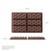 Deep Silicone Chocolate Bar Mold for Homemade Candy & Desserts