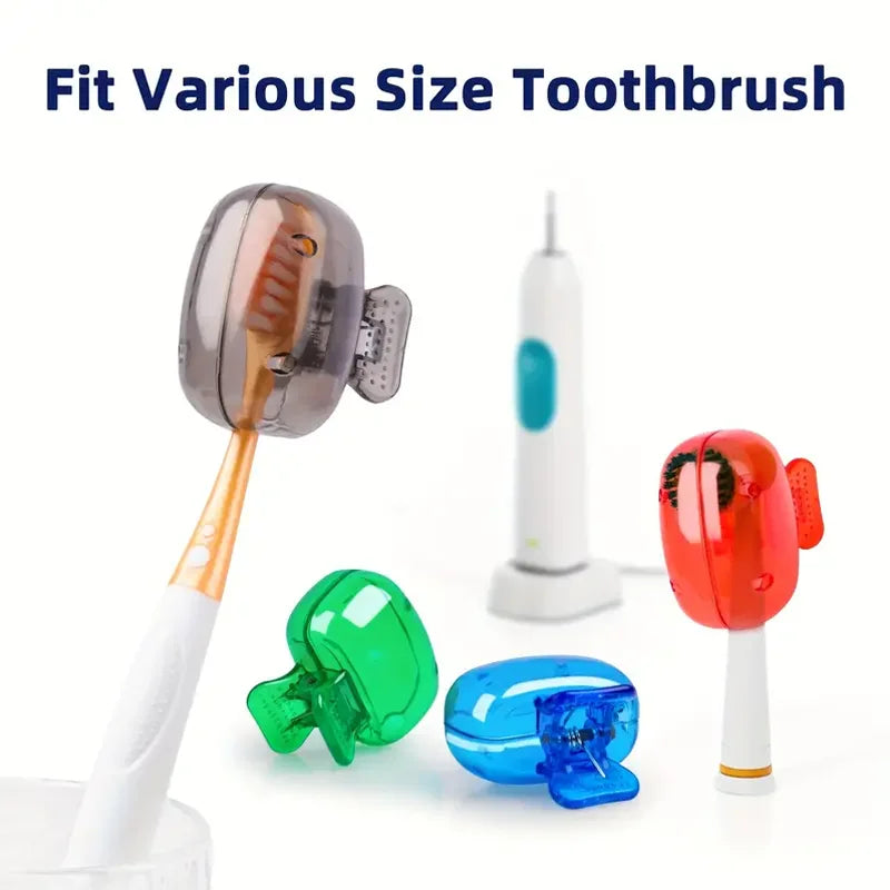 Travel Toothbrush Protective Covers (4-Pack)