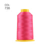 High-Tenacity Polyester Embroidery Thread (120D/2, 40wt) for Home & Industrial Machines