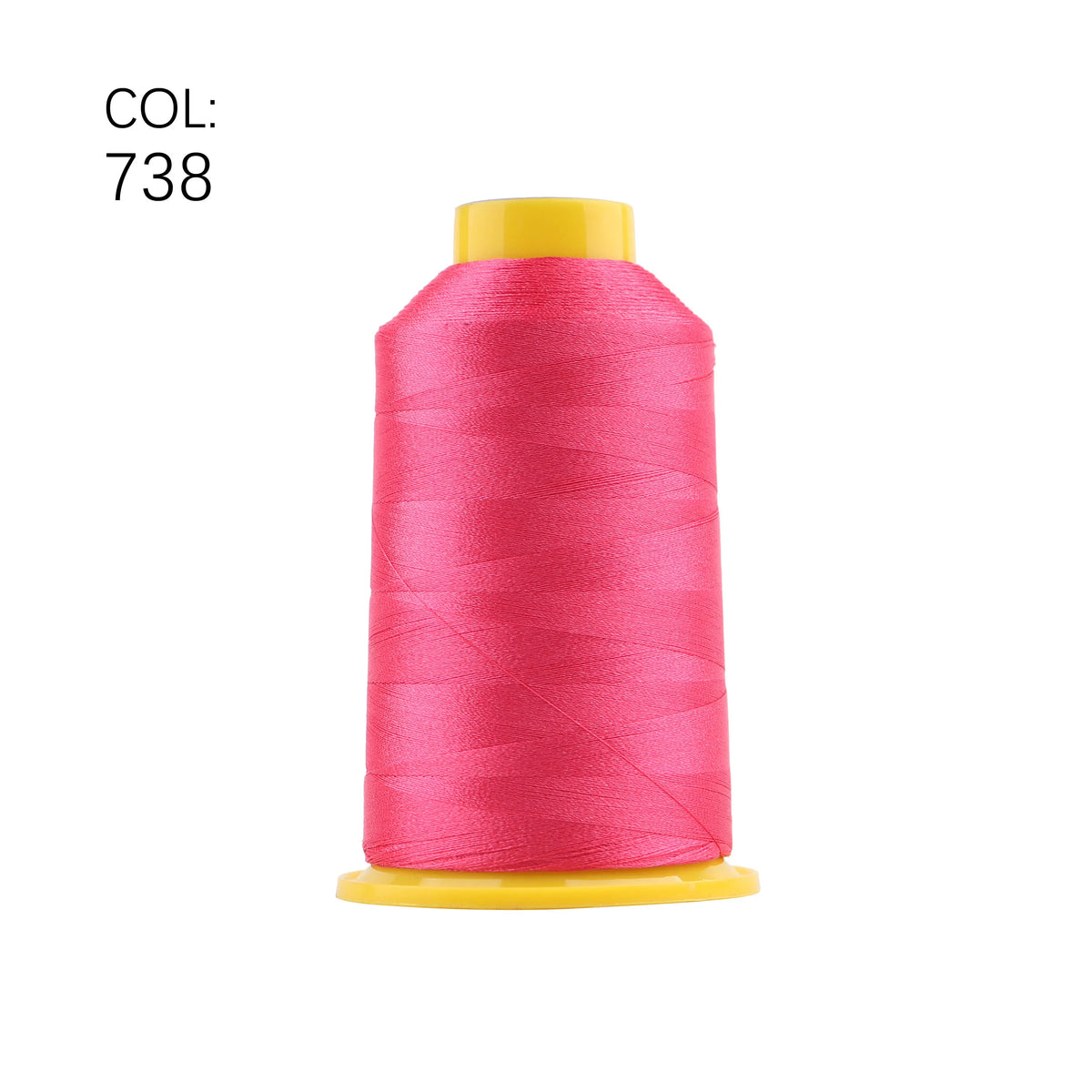 High-Tenacity Polyester Embroidery Thread (120D/2, 40wt) for Home & Industrial Machines
