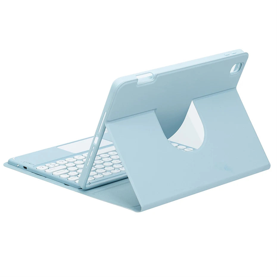 360° Rotating Keyboard Case for iPad with Magnetic Stand