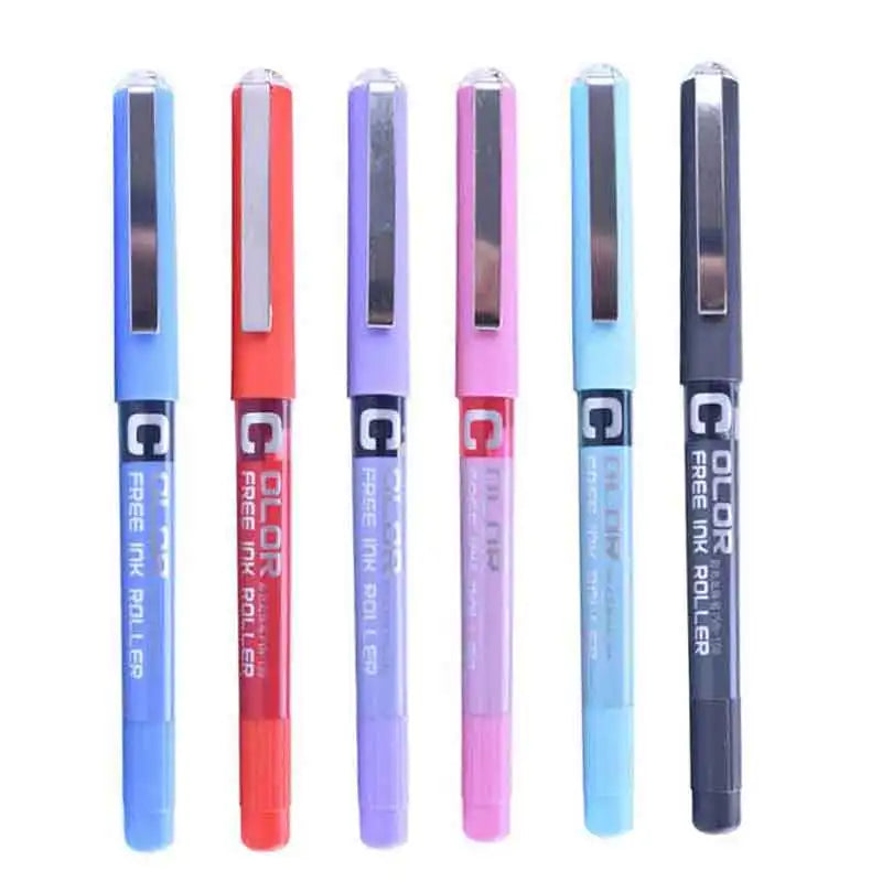 Smooth 0.5mm Gel Pens for School and Office – Set of 6