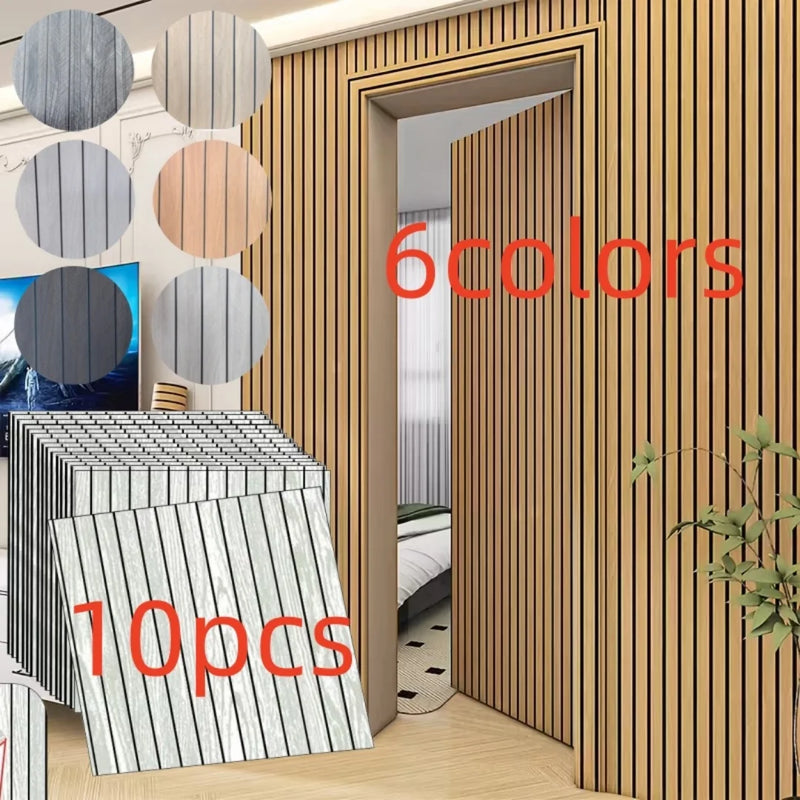 3D Wandpaneele mit Holzoptik – Abziehbar & Selbstklebend