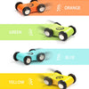 Wooden Push-and-Go Race Cars for Kids – Set of 4 Mini Toy Vehicles