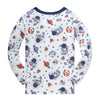 Kids' Cotton Cartoon Astronaut Pajama Set