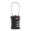 TSA-Approved 3-Digit Combination Travel Lock - Durable Zinc Alloy Luggage Lock