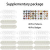 DIY Pin Badge Maker Kit for Kids with 48 Patterns