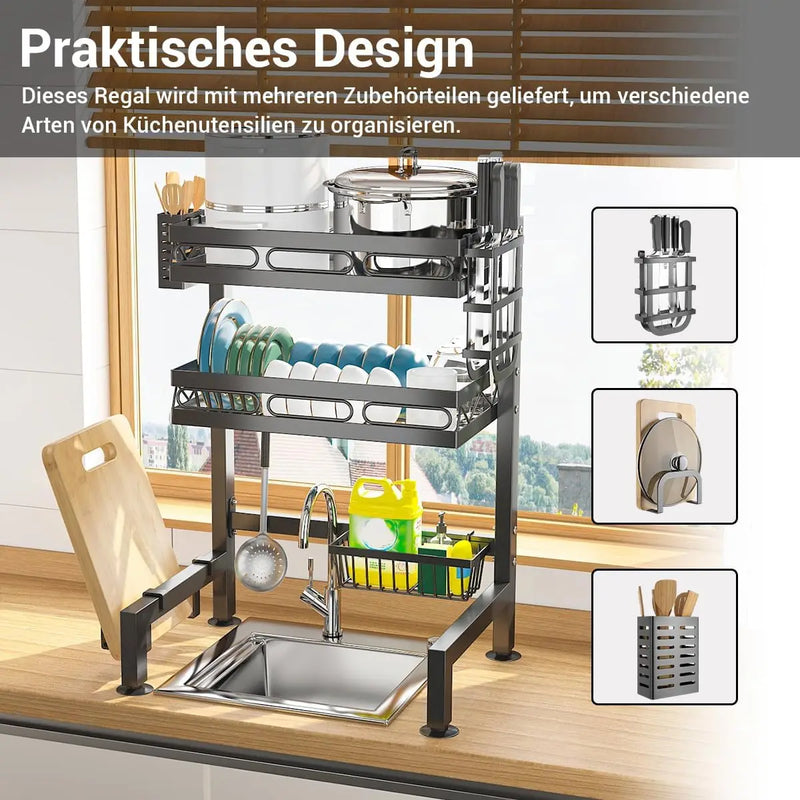 Over-Sink Dish Drying Rack