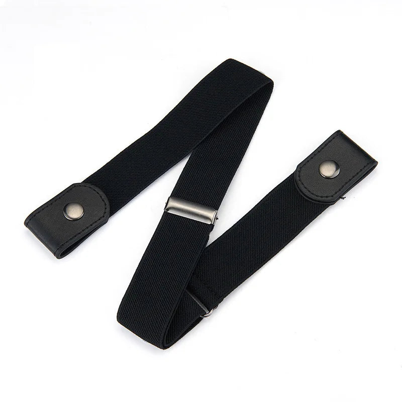 Invisible Elastic Belt for Women – Adjustable No-Buckle Waistband