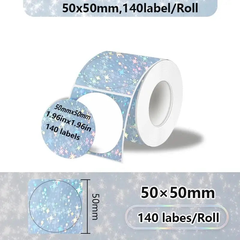 Self-Adhesive Thermal Label Rolls for Mini Printers
