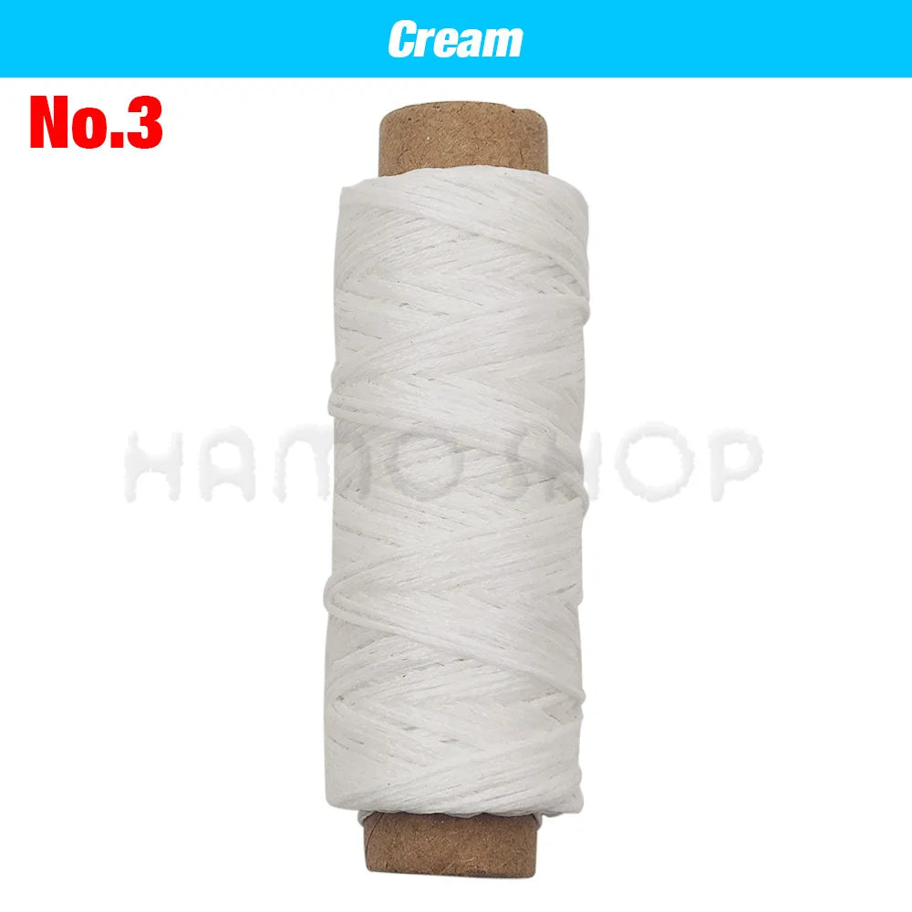 Flat Waxed Polyester Thread for Leathercraft and Sewing