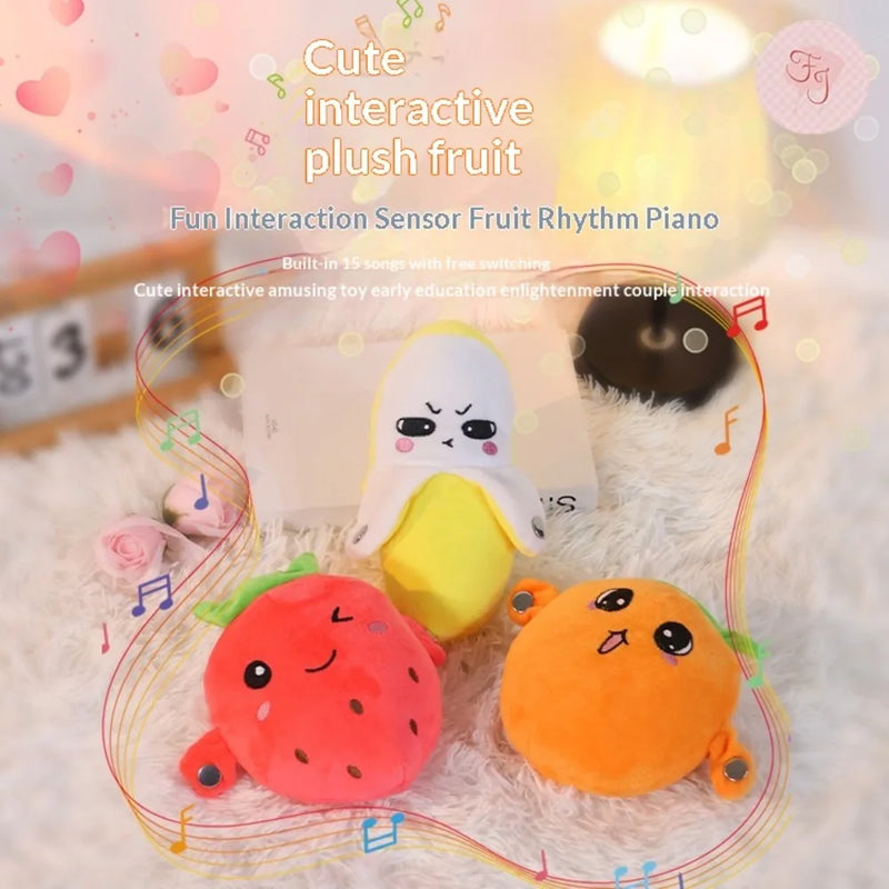 Interactive Rhythm Piano Plush Bear