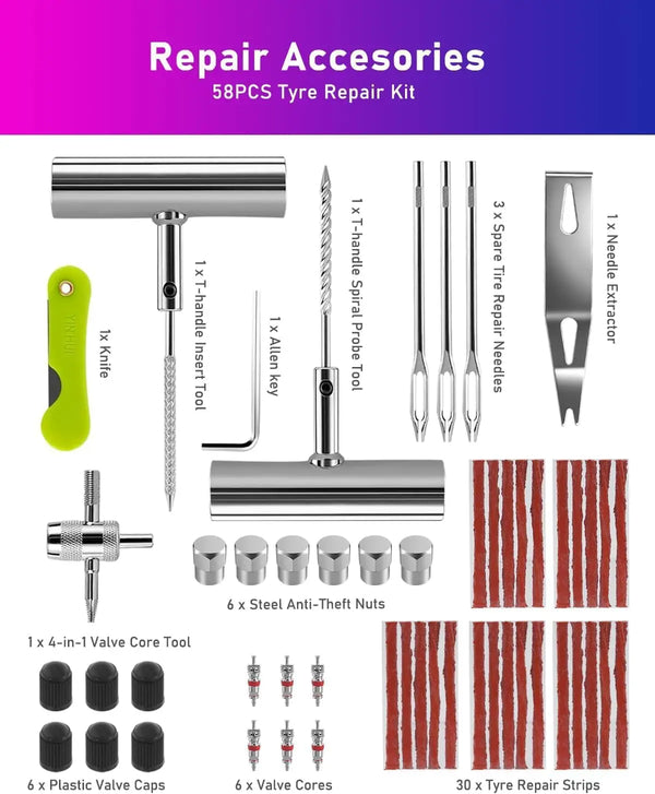 Heavy-Duty Tire Repair Kit