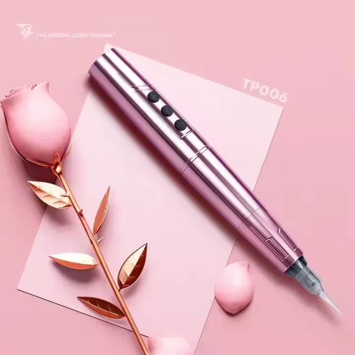 Precision Wireless Tattoo Pen for Professional Permanent Makeup