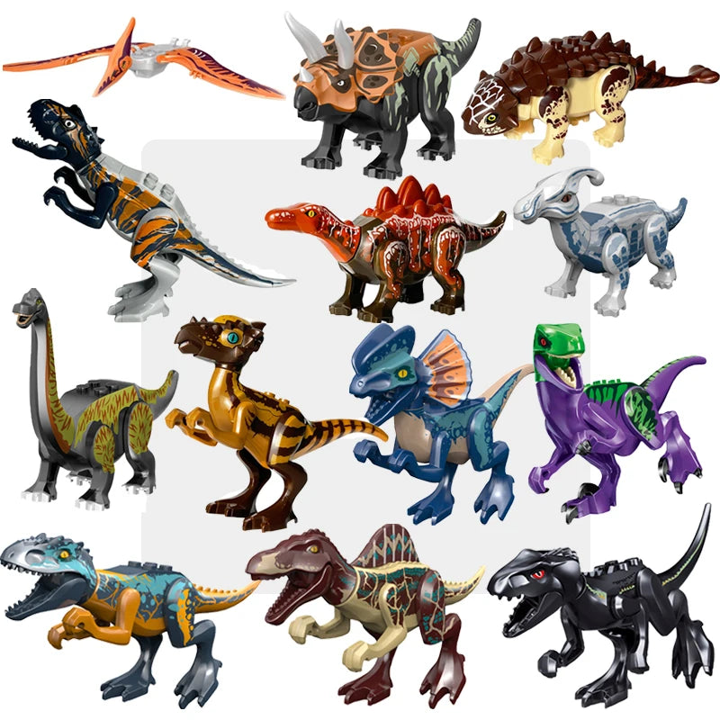 Jeu de Construction de Dinosaures Jurassiques