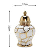 Nordic Ceramic Electroplated Tabletop Vase