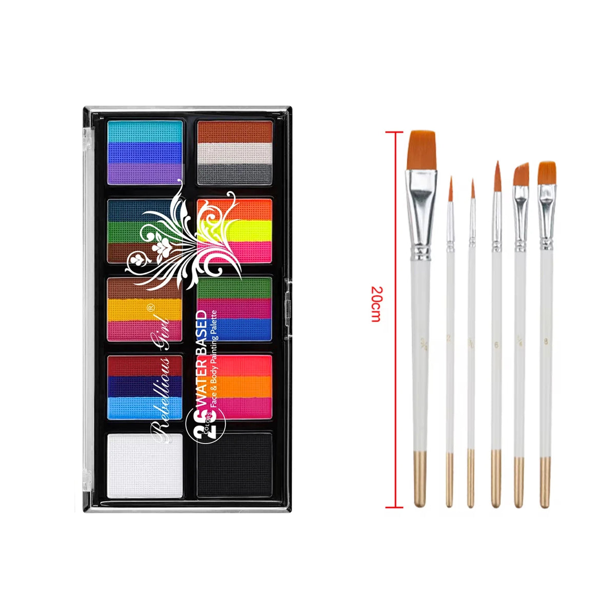 Kit Todo en Uno de Pintura Facial Corporal para Arte Creativo