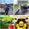 Universal Motorcycle Rearview Mirrors with Wide-Angle Lens
