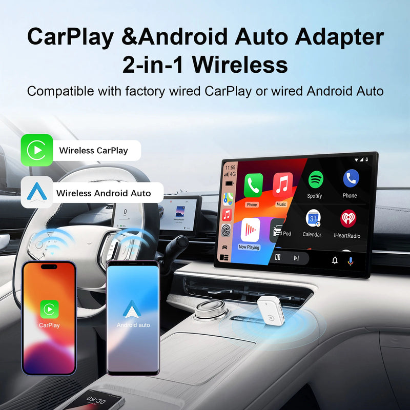 محول CarPlay و Android Auto اللاسلكي
