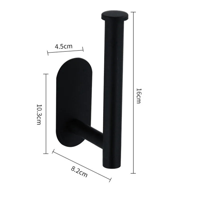 Stainless Steel Self-Adhesive Toilet Paper Holder