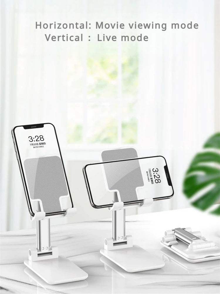 Foldable Desktop Phone Stand with Adjustable Height