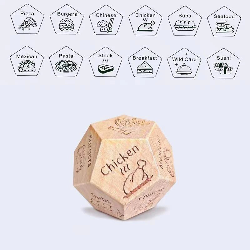 Food Decision Dice for Couples – Funny Gift for Him & Her