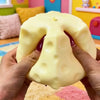 Juguete Squishy Antiestrés de Queso Crema